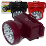 SS-3109 Lanterna de Cabeça de Led - Marca Song Star - 9 LED - 110/220 Volts