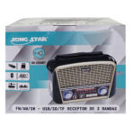 SS-2258 BT Rádio Portátil com Bluetooth - Marca Song Star